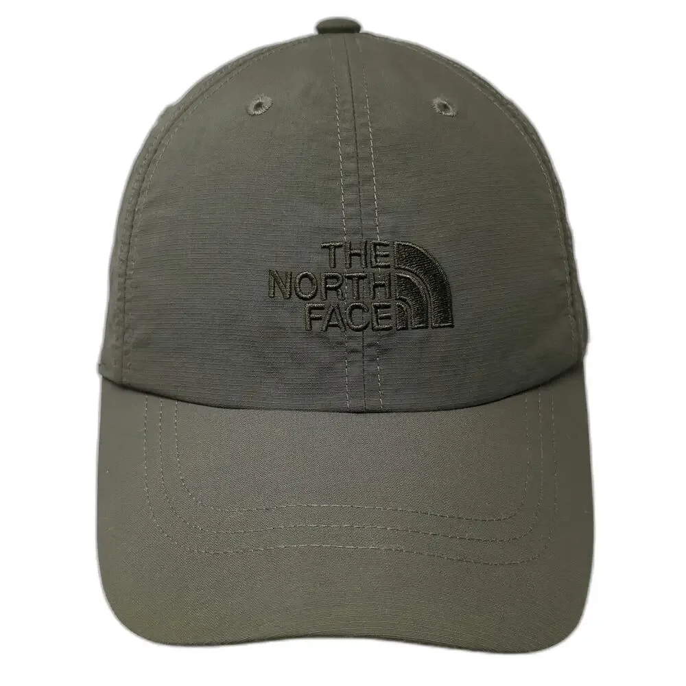 The North Face Baseball Cap Green M Nylon Embroidered Logo Slideback Hat